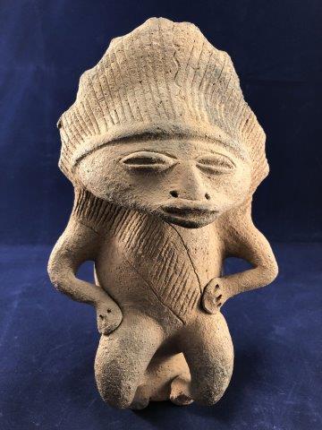 MAYAN EFFIGY POT     INDIAN ARTIFACT ARROWHEAD (1 of 5)