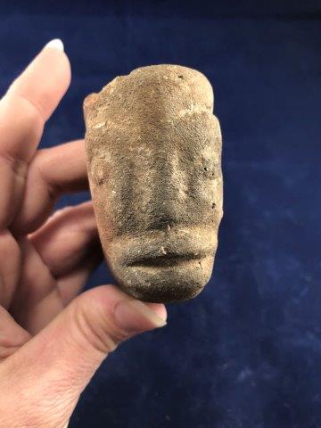 MAYAN EFFIGY PIPE     INDIAN ARTIFACT ARROWHEAD (1 of 6)