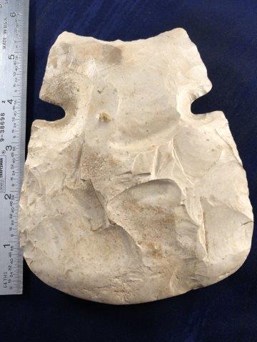 CHIPPED HOE     INDIAN ARTIFACT ARROWHEAD (1 of 3)