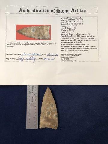 FRIDAY KNIFE        WITH COA (1 of 5)