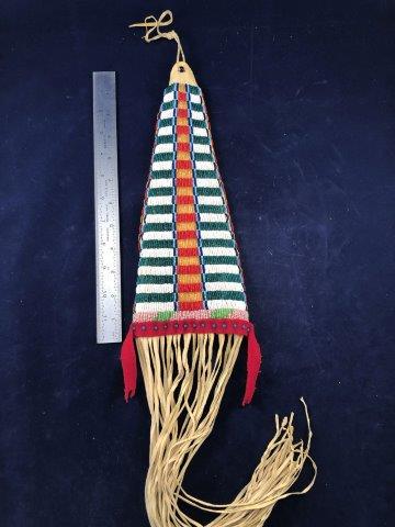 TOMAHAWK BEADED DROP     INDIAN ARTIFACT ARROWHEAD (1 of 4)