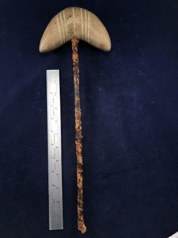 SIOUX WAR CLUB     INDIAN ARTIFACT ARROWHEAD (1 of 3)