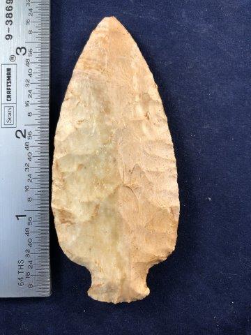BOTTLENECK BENTON     INDIAN ARTIFACT ARROWHEAD (1 of 3)