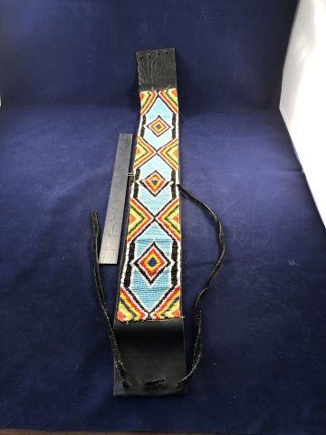 BEADED BELT     INDIAN ARTIFACT ARROWHEAD (1 of 3)