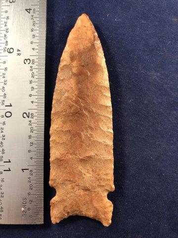 GRAHAM CAVE     INDIAN ARTIFACT ARROWHEAD (1 of 3)