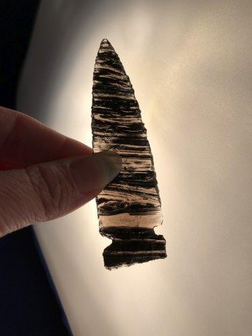 AWESOME OBSIDIAN GRAHAM CAVE     INDIAN ARTIFACT (1 of 4)