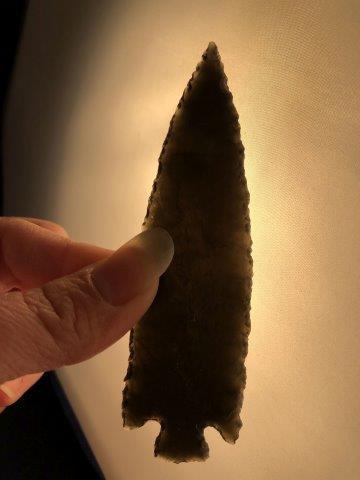 AWESOME OBSIDIAN GRAHAM CAVE     INDIAN ARTIFACT (1 of 4)