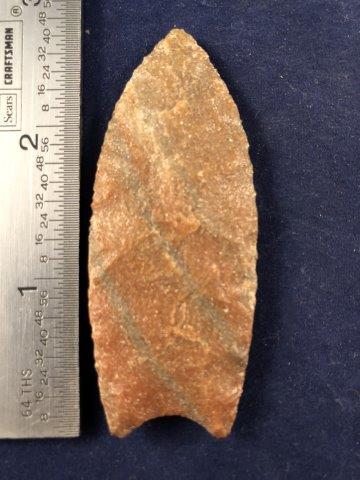 CLOVIS     INDIAN ARTIFACT ARROWHEAD (1 of 3)