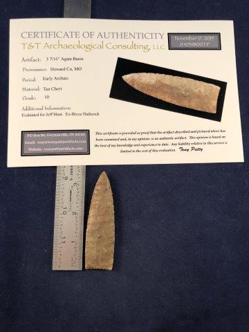 AGATE BASIN     WITH COA (1 of 4)