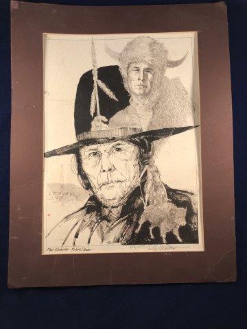 PRINT     INDIAN ARTIFACT ARROWHEAD (1 of 5)