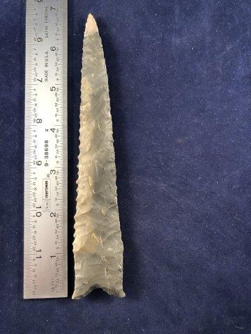 DALTON     INDIAN ARTIFACT ARROWHEAD (1 of 3)