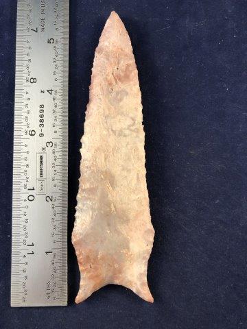 DALTON     INDIAN ARTIFACT ARROWHEAD (1 of 3)