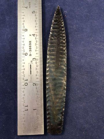 OBSIDIAN BLADE     INDIAN ARTIFACT ARROWHEAD (1 of 4)