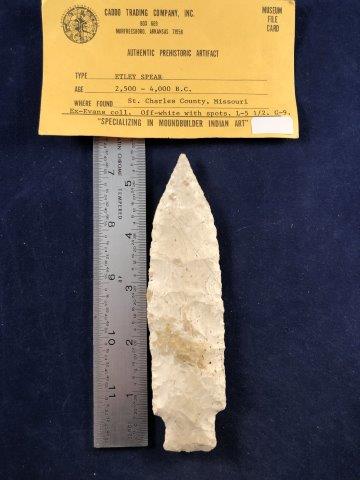 ETLEY SPEAR WITH SAM JOHNSON MUSEUM CARD    INDIAN (1 of 5)