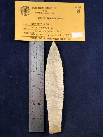 NEBO HILL WITH SAM JOHNSON MUSEUM CARD    INDIAN (1 of 5)