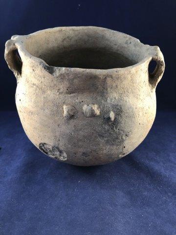MISSISSIPPIAN STRAPHANDLE BOWL      POTTERY (1 of 4)