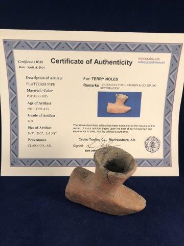 PLATFORM PIPE               WITH COA (1 of 7)