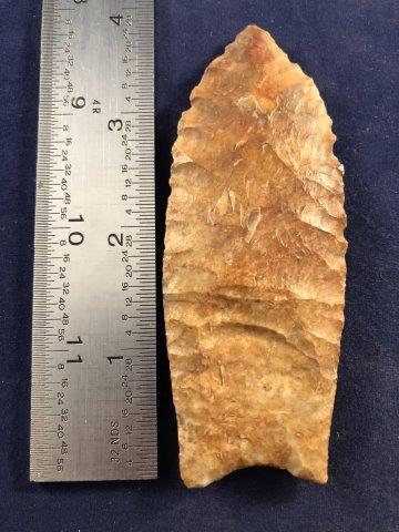 CLOVIS          INDIAN ARTIFACT ARROWHEAD (1 of 3)