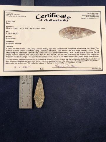 GARY          WITH COA (1 of 5)