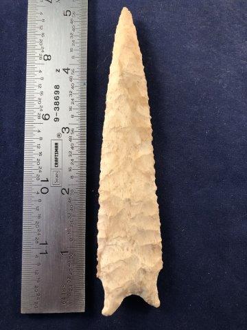 DALTON     INDIAN ARTIFACT ARROWHEAD (1 of 3)