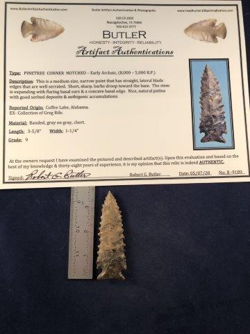 PINETREE CORNER NOTCHED    WITH COA (1 of 5)