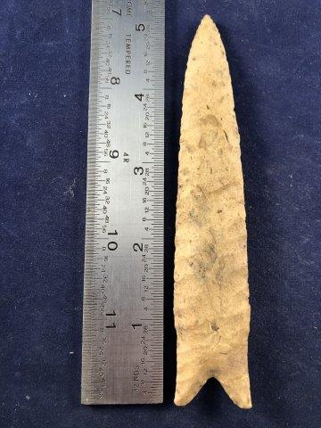 DALTON    INDIAN ARTIFACT ARROWHEAD (1 of 3)