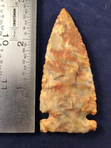 CACHE RIVER    INDIAN ARTIFACT ARROWHEAD (1 of 3)