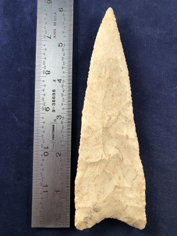 DALTON    INDIAN ARTIFACT ARROWHEAD (1 of 3)