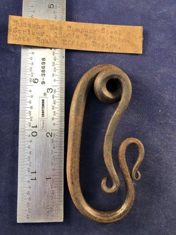 SNAKE EFFIGY HUDSON BAY STEEL STRIKER    INDIAN (1 of 3)