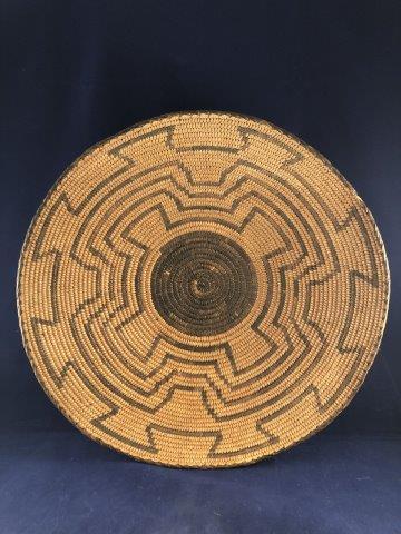 PIMA BASKET    INDIAN ARTIFACT ARROWHEAD (1 of 3)