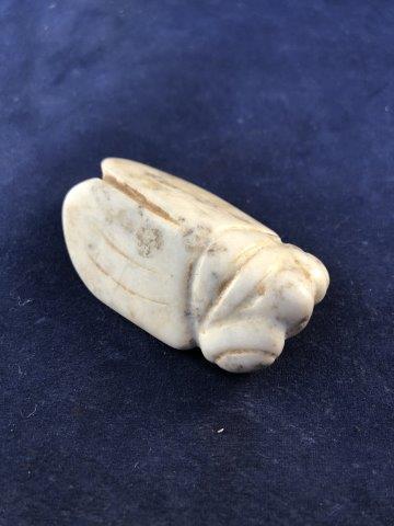 STONE BEETLE EFFIGY BEAD     INDIAN ARTIFACT ARROWHEAD (1 of 4)