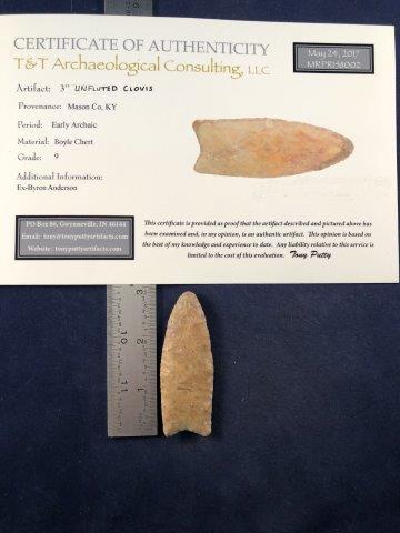 UNFLUTED CLOVIS     WITH COA (1 of 5)