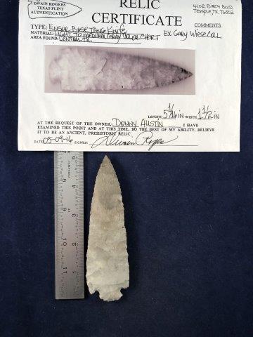 ENSOR BASETANG KNIFE              WITH COA (1 of 5)