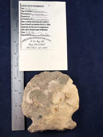 NOTCHED HOE             WITH COA (1 of 6)