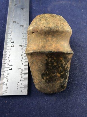 SMALL GROOVED AXE     INDIAN ARTIFACT ARROWHEAD (1 of 4)