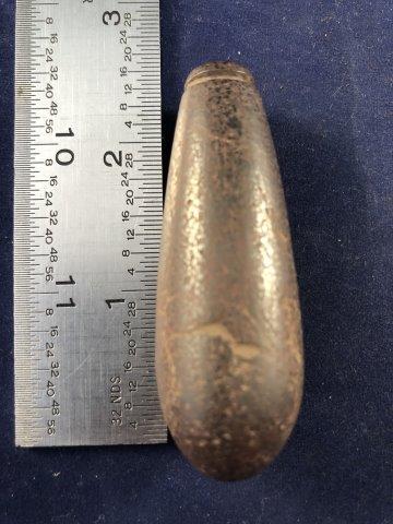 HEMATITE PLUMMET     INDIAN ARTIFACT ARROWHEAD (1 of 3)