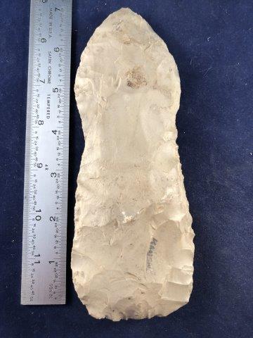 CHIPPED HOE     INDIAN ARTIFACT ARROWHEAD (1 of 3)