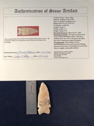 GRAHAM CAVE        WITH COA (1 of 5)