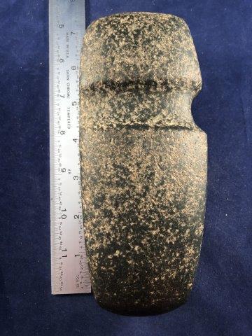 GROOVED AXE     INDIAN ARTIFACT ARROWHEAD (1 of 4)