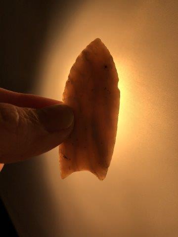 CLOVIS     INDIAN ARTIFACT ARROWHEAD (1 of 4)