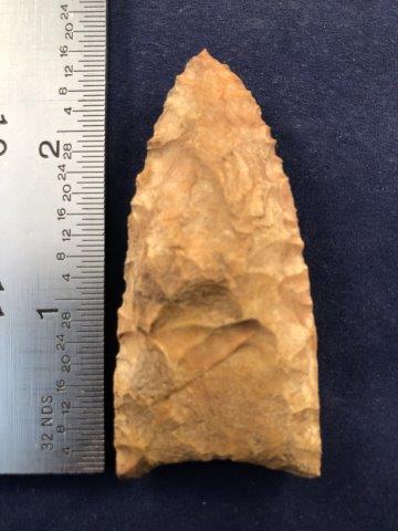CLOVIS     INDIAN ARTIFACT ARROWHEAD (1 of 3)