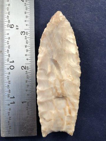 CLOVIS     INDIAN ARTIFACT ARROWHEAD (1 of 3)
