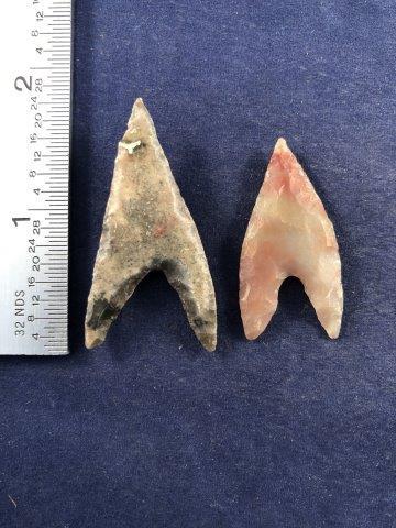 2 STARR POINTS     INDIAN ARTIFACT ARROWHEAD (1 of 3)