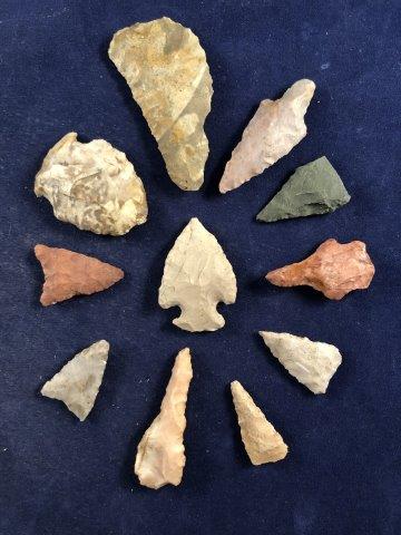 ARROW POINTS     INDIAN ARTIFACT ARROWHEAD (1 of 1)