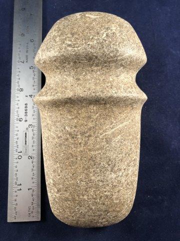 GROOVED AXE     INDIAN ARTIFACT ARROWHEAD (1 of 4)
