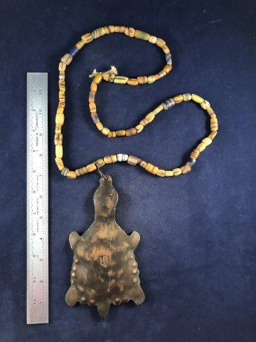 HUDSON BAY TRADE BEAD NECKLACE    INDIAN ARTIFACT (1 of 5)