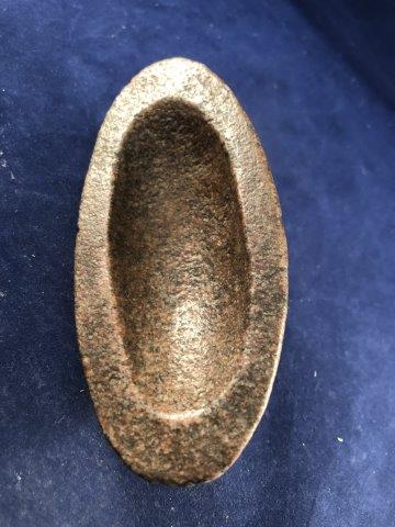 BOATSTONE     INDIAN ARTIFACT ARROWHEAD (1 of 4)