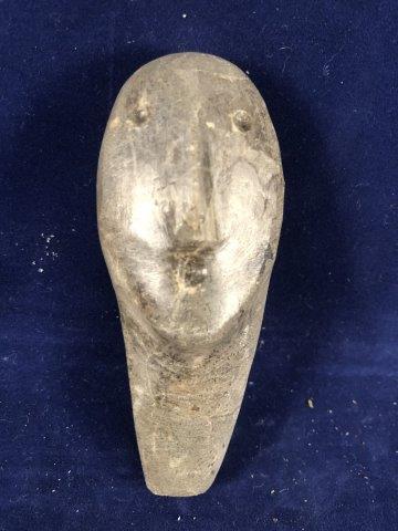 STONE HUMAN EFFIGY     INDIAN ARTIFACT ARROWHEAD (1 of 2)