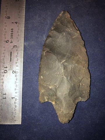 TURKEYTAIL     INDIAN ARTIFACT ARROWHEAD (1 of 3)