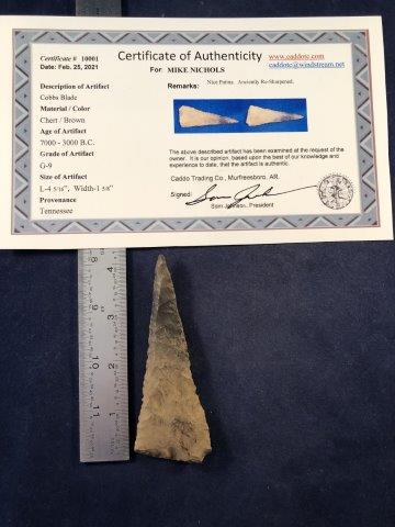 COBBS BLADE     WITH COA (1 of 5)